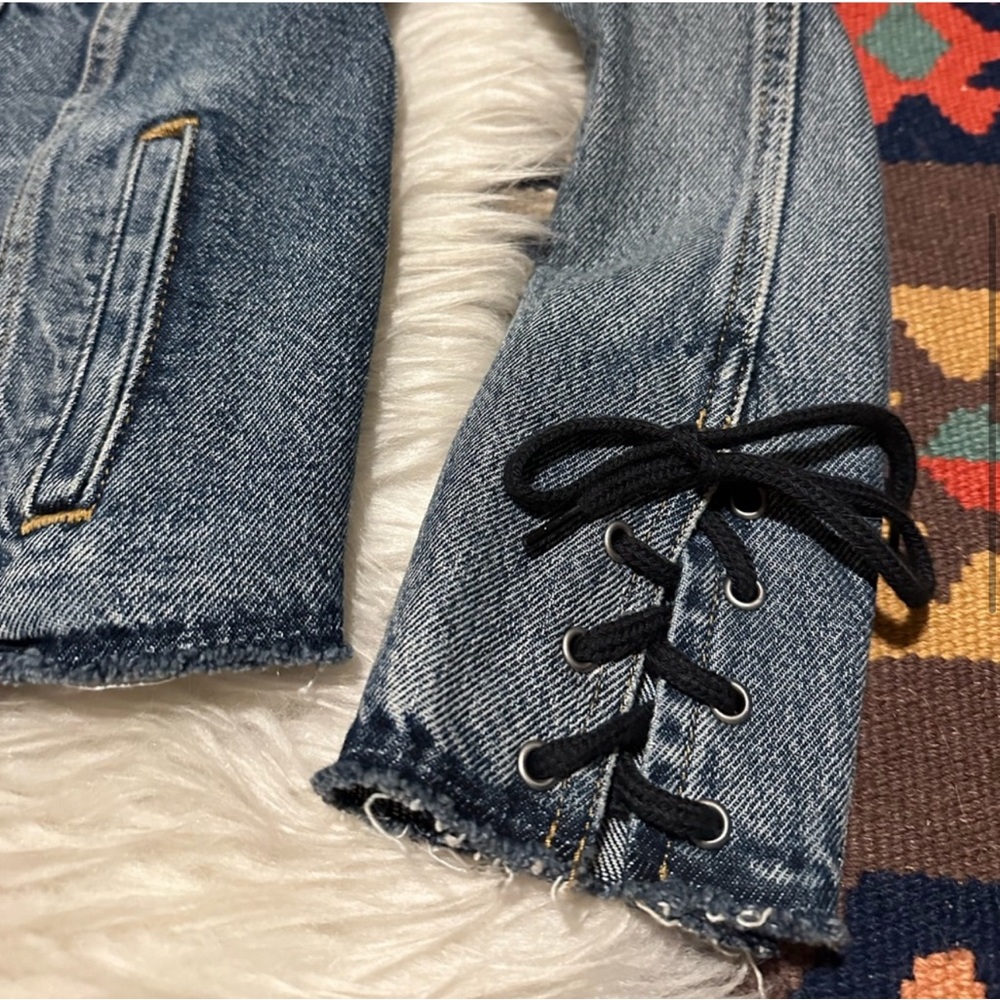 LEVI'S
Trucker Cotton Lace-Up Denim Jacket 100% COTTON Jean Jacket - Picture 7 of 12